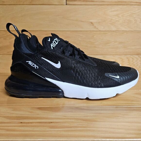Nike Air Max 270 Black White Womens Running Shoe Sneaker AH6789-001